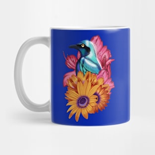 Greater Blue-eared Starling Mug